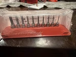 Snap On 110ETMAY Piece Sae Had Socket Driver Set . 1/16-1/4. Fixed Price $230.00.