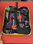Kotto Hex Key Wrench Set, Metric, Imperial, Torx, Star Long Arm Ball End. Fixed Price $40.16.