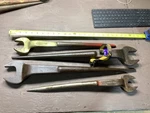 Lot Of 4 Proto Ironworker Spud Wrenches (1-7/8", 1-13/16", 1-1/2", 1-7/16"). Fixed Price $205.00.