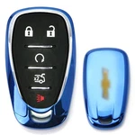 Glossy Blue Smart Key Fob Shell For Chevy Camaro Malibu Cruze Spark Volt Bolt. Fixed Price $10.09.