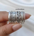 Handmade 8 Set Of Stacking Ring, 925 Sterling Silver, Dainty. Fixed Price $13.29.