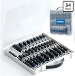 Toolant 34PC Magnetic Nut Driver Set Impact Bit Sae & Metric New. Fixed Price $18.99.