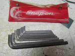 Snap On C15B Sae Allen Wrench Set 10 Piece. Fixed Price $25.00.