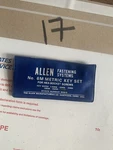 Allen Fastening Systems Metric Key Set No. 6 (5 Pcs ). Fixed Price $14.78.