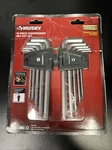 Husky Piece Compression Set With Storage Caddy Model HCOMPHEXKEY10. Fixed Price $16.99.