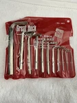 Great Neck 11 Piece Universal Hex Key Wrench Set No HK18. Fixed Price $9.99.