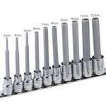 New 3/8" Driver Metric Hex Bit Sockets 110MML 3,4,5,6,7,8,9,10,11MM Or 12MM. Fixed Price $10.92.