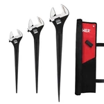 Maxpower 3PCS Spud Wrench Set 10 12 16 Inch Adjustable Cr-v Steel Black Roll Bag. Fixed Price $83.99.