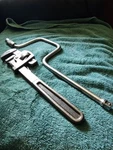 Blue Grass Tools Pipe Wrench 14 And 1/2 Inch Drive Speed. Fixed Price $45.00.