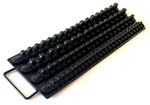 80PC Goliath Industrial Socket Storage Tray Rail Rack Holder 1/4 3/8 1/2 Lstbl. Fixed Price $27.99.