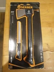 New Gerber 22-41420N Axe Gator Combo With Saw Forged Steel Sheath. Fixed Price $54.29.