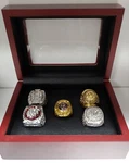Chicago Blackhawks - Stanley Cup 5 Ring Set With Wooden Box. Toews, Mikita, Hull. Fixed Price $139.99.