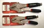 Sears Craftsman Grip Locking Plier Straight Jaw Tool Set 45711 + 45715 New. Fixed Price $55.00.