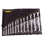 Stanley 14 Piece Satin Finish Combination Wrench Set 12 Point 85-990. Fixed Price $145.56.