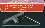 9/64" Cast Iron Bristol Torque Key Hex Allen Wrench. Fixed Price $11.25.