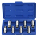 Brand New Vct 8 Piece Large Size 1/2" Drive Sae & Metric Hex Bit Socket Set. Fixed Price $24.95.