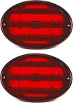 Partsam 2PCS 8.5" Oval Tail Lights 40LED Red For Trailer Rv Motorhome Air.... Fixed Price $53.99.