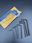 Allen Wrench Hex Key 7 Piece Sae Short Arm Set W/pouch Easco Usa New Old Stock. Fixed Price $10.59.