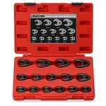 Arucmin 3/8" And 1/2" Drive Crowfoot Flare Nut Wrench 15-PIECE 8-24 Mm, Black. Fixed Price $70.49.