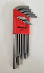 Snap On Tools L-shaped Hex Sae Wrench Set W/holder -13 Keys 1/20-3/8" New!!!. Fixed Price $74.95.