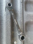 Kauplus Non-slip Box End Reversible Ratcheting Wrench 14 15 17 19. Fixed Price $17.50.