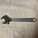 Vintage Sears 30872 Adjustable Wrench Forged Chrome Vanadium 10". Fixed Price $15.00.