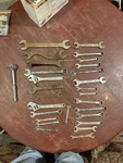 Lot Of 27 Vintage And Modern Sae & Metric Wrenches Forged Steel, Hdx More. Fixed Price $39.99.