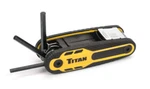 Titan 12770 8PC Folding Sae Hex Key Allen Wrench Set. Fixed Price $17.09.