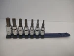 Kobalt 7 Piece Hex Bit Driver Socket Set 3/8". Fixed Price $19.99.