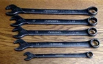 Husky Metric Combination Wrenches Lot Of 5 Black Oxide Replacement Tools. Fixed Price $14.95.