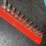 Snap-on 1/16"-3/8" Drive 12-PIECE Sae Hex Bit Socket Set 212EFTAY. Fixed Price $159.00.