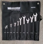 Westward 10 Piece 54DF91 12PT Combination Sae Wrench Set. Fixed Price $20.99.