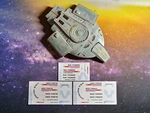 Xl Jumbo Defiant - Valiant Conversion Decals Star Trek Eaglemoss No Model. Fixed Price $13.48.