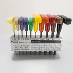 Vintage Alltrade Professional 10 Piece Allen Key T-handle Hex Set 474-T-11. Fixed Price $28.34.