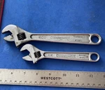 Channellock Usa Set Of 2 808 & 806 Adjustable Wrench Made Vintage. Fixed Price $19.99.
