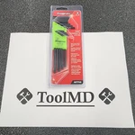 Snap-on Tools Usa New 8PC Torx T9-T40 Prohold L-shaped Wrench Set AWTPH8. Fixed Price $99.95.