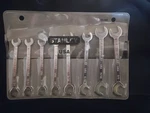 Vintage Nos Stanley Sae Angled Open-end Wrench Set- 8 Pieces, Very Hard To Find. Fixed Price $34.95.
