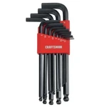 Craftsman Assorted Metric Long And Short Arm Ball End Hex Key Set 13 Pc. Fixed Price $25.95.