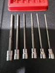 Snap Extra Long Sae Allen Socket Set. Fixed Price $140.00.