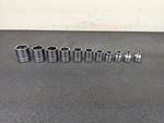 #BN347 Snap-on Tools New 3/8" Drive 11PC 6-POINT Sae Shallow Socket Set 211FSY. Fixed Price $164.95.