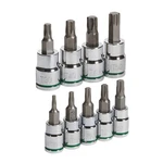 Ironton Torx Bit Socket Set, 9-PC., 1/4IN. And 3/8IN. Drive Sizes, Chrome Finish. Fixed Price $10.99.