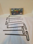 Eklind Hex Key Set,extra Long Reach Handle Piece Arm 33189. Fixed Price $43.99.