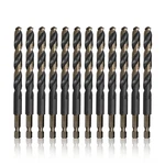 1/8" Quick Change Shank High Speed Steel Drill Bit, Kfdhex Series Pack Of 12. Fixed Price $14.84.