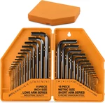 Hi-spec 30-PIECE Allen Key Set Sae & Metric Long And Short Hex Wrenches 0.7MM 10. Fixed Price $20.16.