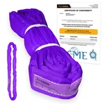 Kwiksafety Purple Anaconda Endless Round Loop Strap Lifting Rigging Sling. Fixed Price $40.79.