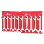 V Tools 9810 Long And Short Angle Wrench Set Full Polish With Pouch. Fixed Price $328.33.