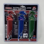 Toolrich Extra Long Arm Key Set Sae/ Metric Torx New. Fixed Price $12.72.