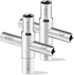 2PCS Way Sillcock Key Set 1/4" 9/32" 5/16" 11/32 Steel Water. Fixed Price $17.63.