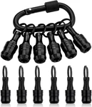 Katerk 6PCS Bit Holder With Carabiner Socket For Mens Gift, 1/4 Inch Hex Shank. Fixed Price $16.87.