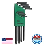 Bondhus 11332 Set Of 8 Ballstar L-wrenches Sizes T9-T40. Fixed Price $66.23.